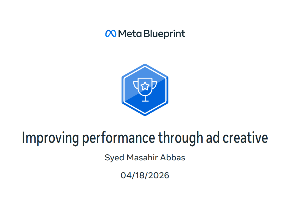 Masahir Abbas got Google AI Specialization certificate